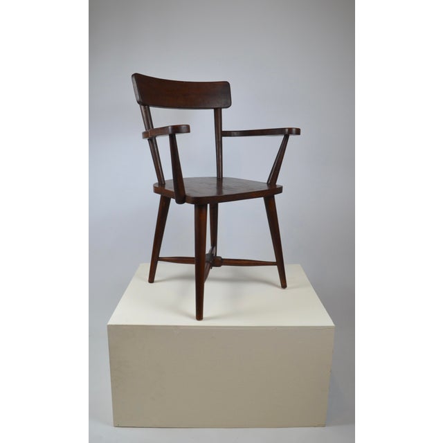 1940s Modernist Wooden Armchair, 1940 For Sale - Image 5 of 18