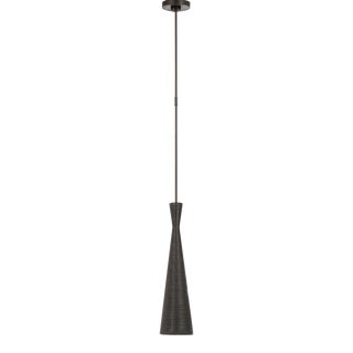 Kelly Wearstler for Visual Comfort Signature Utopia Small Pendant in Aged Iron For Sale