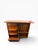 Attributed Theodore Alexander Mahogany Rolling Bar Cabinet With Etched Brass Panels For Sale - Image 9 of 17