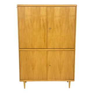 Mid-Century Pine Wardrobe, 1960s For Sale