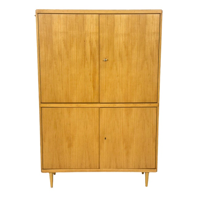 Mid-Century Pine Wardrobe, 1960s For Sale