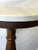 1900's Solid Wood Reeded Pedestal/ Plant Stand With Marble Top For Sale - Image 4 of 18