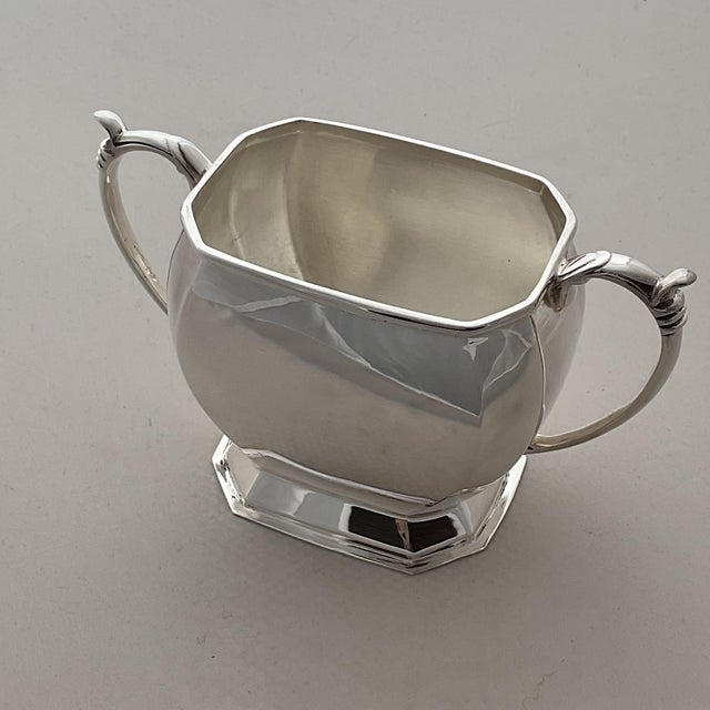 James Dixon & Sons 1980s Quality Silver Plated Sugar Bowl, Plain For Sale - Image 4 of 17