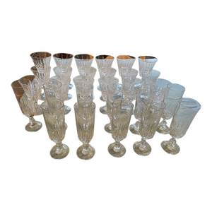 Vintage Cristal D’Arques Durand Stemware - 29 pcs