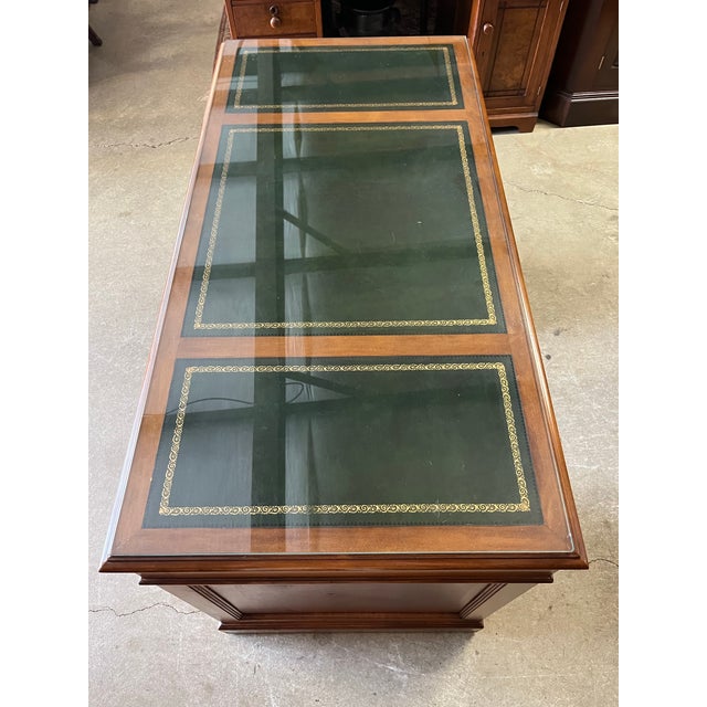 Traditional Late 20th Century Sligh-Lowry Partner Desk For Sale - Image 3 of 11