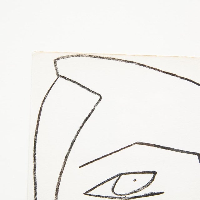 Françoise Gilot, Portrait of a Woman, 1951, Lithograph, Framed For Sale - Image 12 of 14