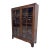 Vintage Georgian Revival Mahogany and Glass Bookcase Display Cabinet For Sale