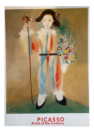 Pablo Picasso, Le Petit Pierrot aux Fleurs, 1923, Print