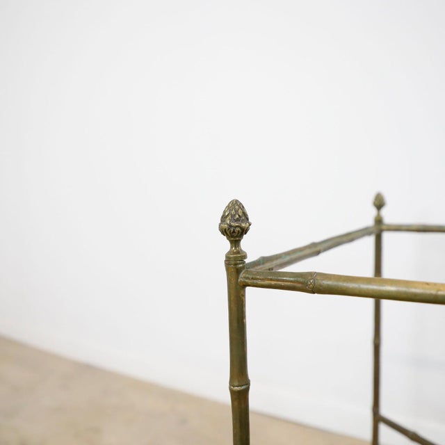 We offer this brass side table attributed to Arturo Pani. Circa 1960.