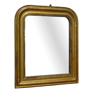 Louis Philippe Beech Gilt Mirror, 1850s For Sale