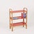 Italian Bookcase in Rattan and Red Laminate from Vivai del Sud, 1970s For Sale - Image 3 of 15