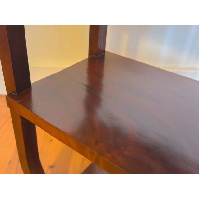 Wood 20th Century Art Deco Side Table, 1920s For Sale - Image 7 of 10