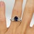 Late 20th Century Late 20th Century Ceylon Sapphire Ring, Size 6.25 For Sale - Image 5 of 5