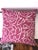 Abstract Contemporary Square Hot Pink Pillow Cover For Sale - Image 3 of 3