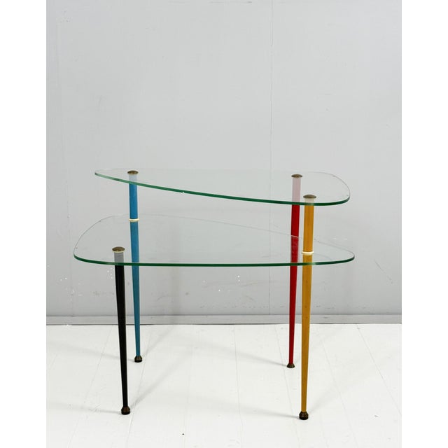 Arlecchino Side Table by Edoardo Paoli for Vitrex, 1950s For Sale - Image 18 of 18