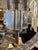 Transparent Visual Comfort Signature Crystal Cube Six-Light Chandelier For Sale - Image 8 of 12