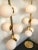 Brass Contemporary Brass Floor Lamps Opaline Ball, Italy For Sale - Image 8 of 12