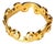 Late 20th Century 18K Yellow Gold Hidalgo Diamond Eternity Swirl Wedding Band Ring, Size 6.5 For Sale
