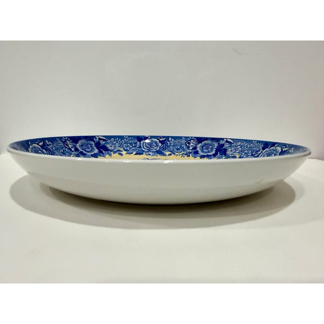 2000 - 2009 Spode Blue Room Garden Collection Jasmine Large Serving Bowl Yellow For Sale - Image 5 of 6