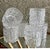 Mid-Century Modern Circa 1980 “Snow Crystal” 7-Piece Acrylic Tumbler & Pitcher Beverage Set For Sale - Image 3 of 14