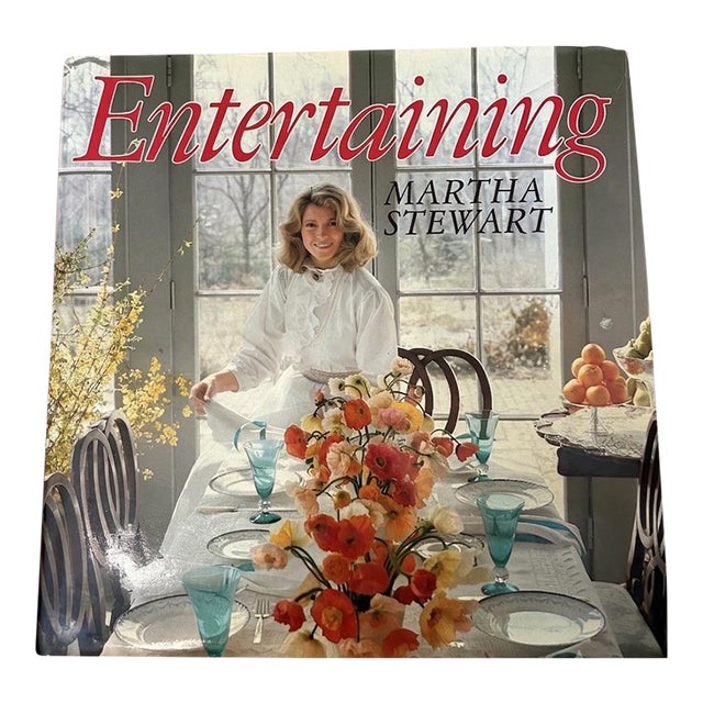 Vintage 1985 Martha Stewart Entertaining Hardcover – Rare Uk Edition For Sale