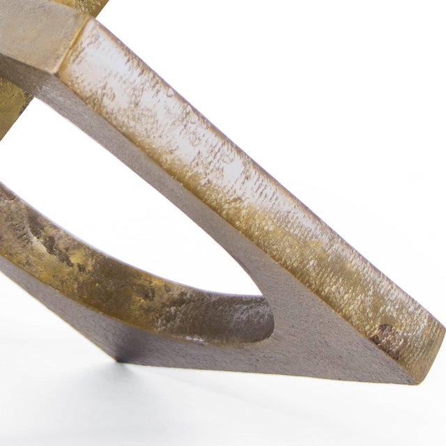 Not Yet Made - Made To Order Regina Andrew Emil Aluminum Sculpture, Brass For Sale - Image 5 of 6