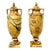 Pair of Italian Alabaster Urn Table Lamps For Sale