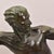 Metal Maxi Le Verrier, Art Deco Warrior or Archer, 1920s, Antimony with Stone Base For Sale - Image 7 of 11
