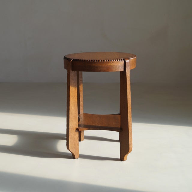 Dutch Amsterdam School Art Deco Occasional Table, 1920s For Sale - Image 4 of 16