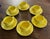 Vintage Secla cabbage citron yellow cup and saucers, six available. Made in Portugal in the 1950's. These were acquired at...