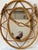 Oval Bamboo Rattan Mirror, 1970s For Sale - Image 3 of 4
