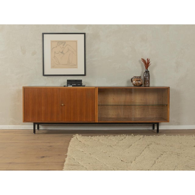 Walnut Sideboard Showcase, 1960s For Sale - Image 3 of 9