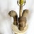 Vintage Postmodern Three Lion Headed Limestone Floor Lamps - A Pair For Sale - Image 9 of 12