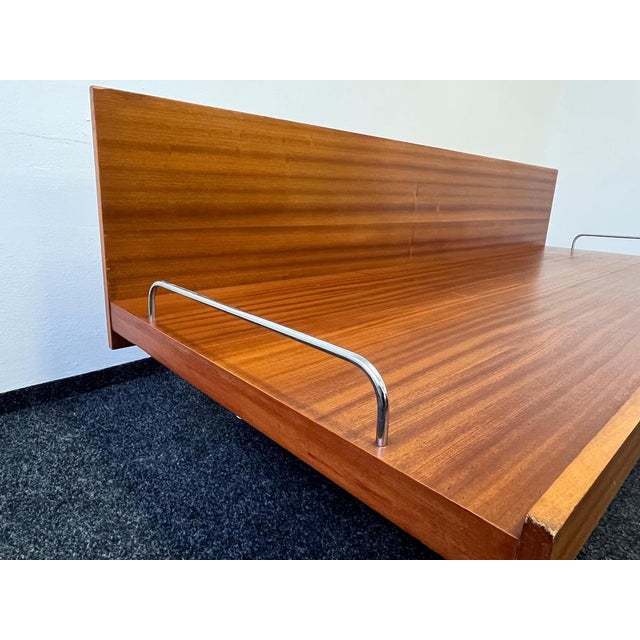 Mid-Century 2-Seater Sofa in Mahogany, Czechoslovakia, 1970s For Sale - Image 4 of 11