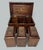 Traditional Antique English Wooden Georgian Chippendale Triple Tea Caddy 18c Irish Provenance For Sale - Image 3 of 11