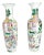 Vintage Chinese Cantonese Canton Porcelain Vases Urns, Set of 2 For Sale