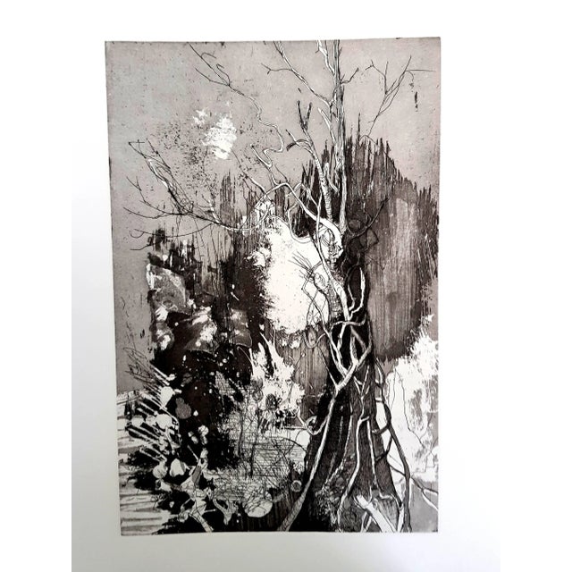 1970s Jean Jansem - Original Etching 1974 For Sale - Image 5 of 5