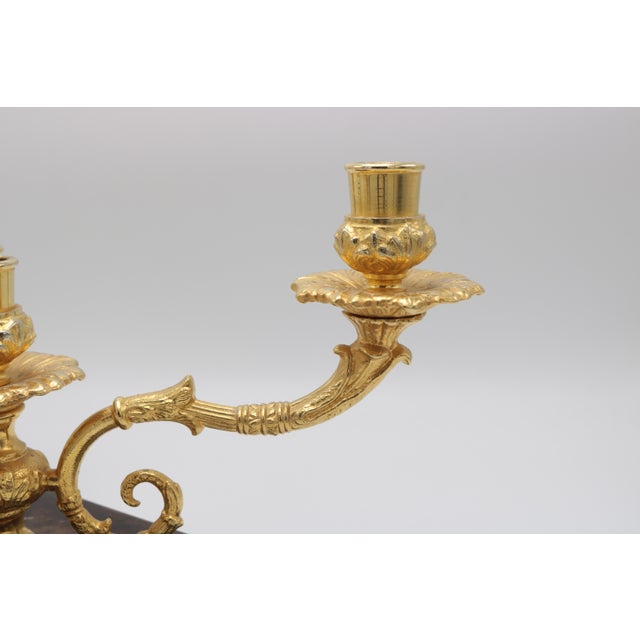 Aldo Tura 1960s Aldo Tura Modernist Three-Arm Candelabrum For Sale - Image 4 of 5