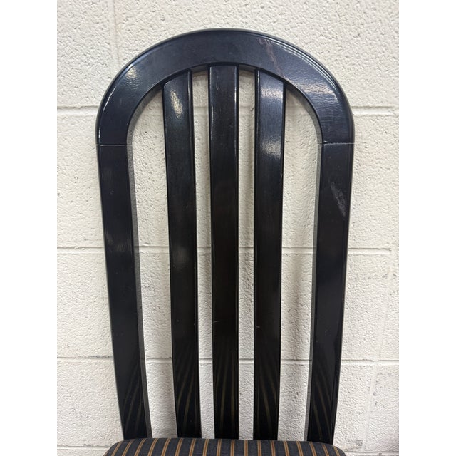 Vintage Italian Id Export SRL Postmodern Dining Side Chairs - Pair For Sale - Image 10 of 14