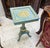 Baroque 1990s Baroque Style Sky Blue Side Table For Sale - Image 3 of 3