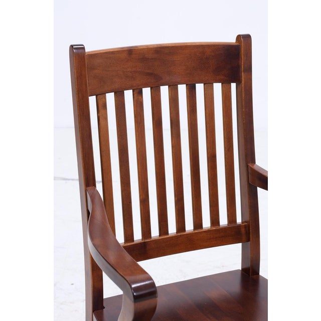 Antique Wooden Swivel Office Chair For Sale - Image 5 of 15