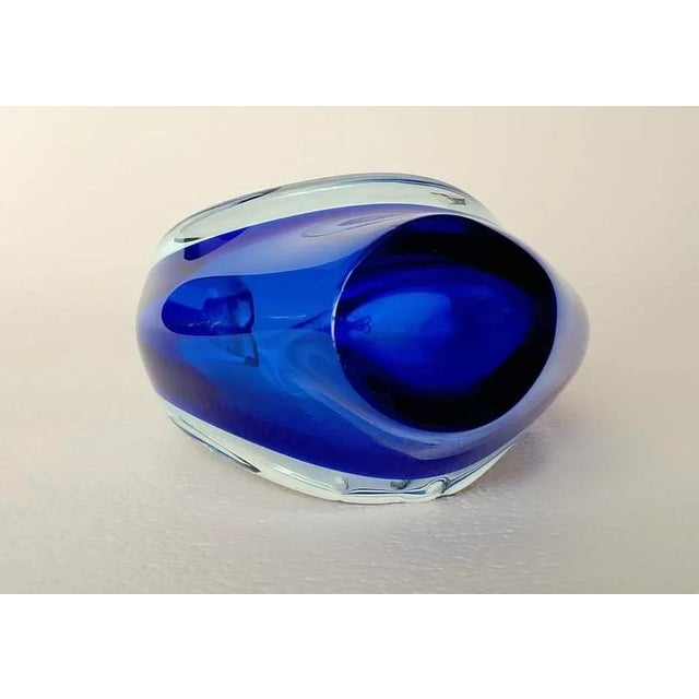 Italian Sommerso Murano Glass Vase, 1960s For Sale - Image 6 of 7