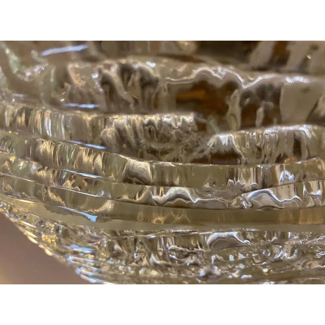 Large Ceiling Flush Mount Lights by Barovier & Toso, Murano, 1940s, Set of 2 For Sale - Image 9 of 13