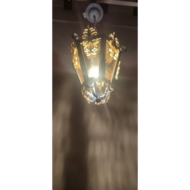 Ceiling Lantern Pendant, Spain, 1980s For Sale - Image 9 of 11