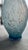 Vintage 1970s–1980s Murano-Style Handblown Art Glass Vase, 21" Tall Blue With Gold Silver Flecks For Sale - Image 18 of 18