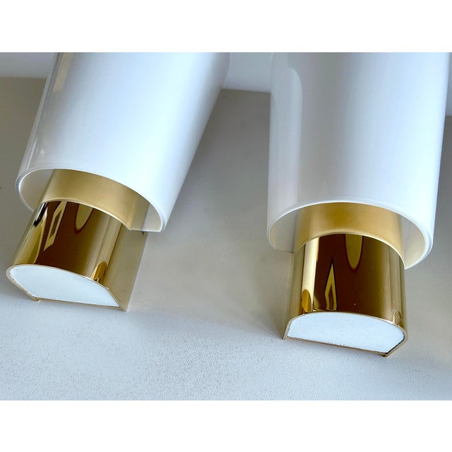 Vintage Glass Sconces from Limburg, Set of 2 For Sale - Image 10 of 14