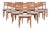 Mid-Century Danish Oak Dining Chairs attributed to Henning Kjaernulf, 1960s, Set of 8 For Sale