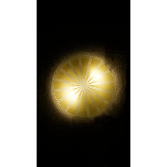 Mid-Century Sconce with Metal Base, 1950 For Sale - Image 5 of 8