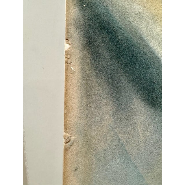 Henry Emil Salloch Original Watercolor on Paper Abstract Harbor Scene, 1963. For Sale - Image 4 of 9
