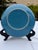 Mid 20th Century Asian Champlevé Style Turquoise Enamel & Pierced Metal Elephant Plate - 10" For Sale - Image 9 of 11